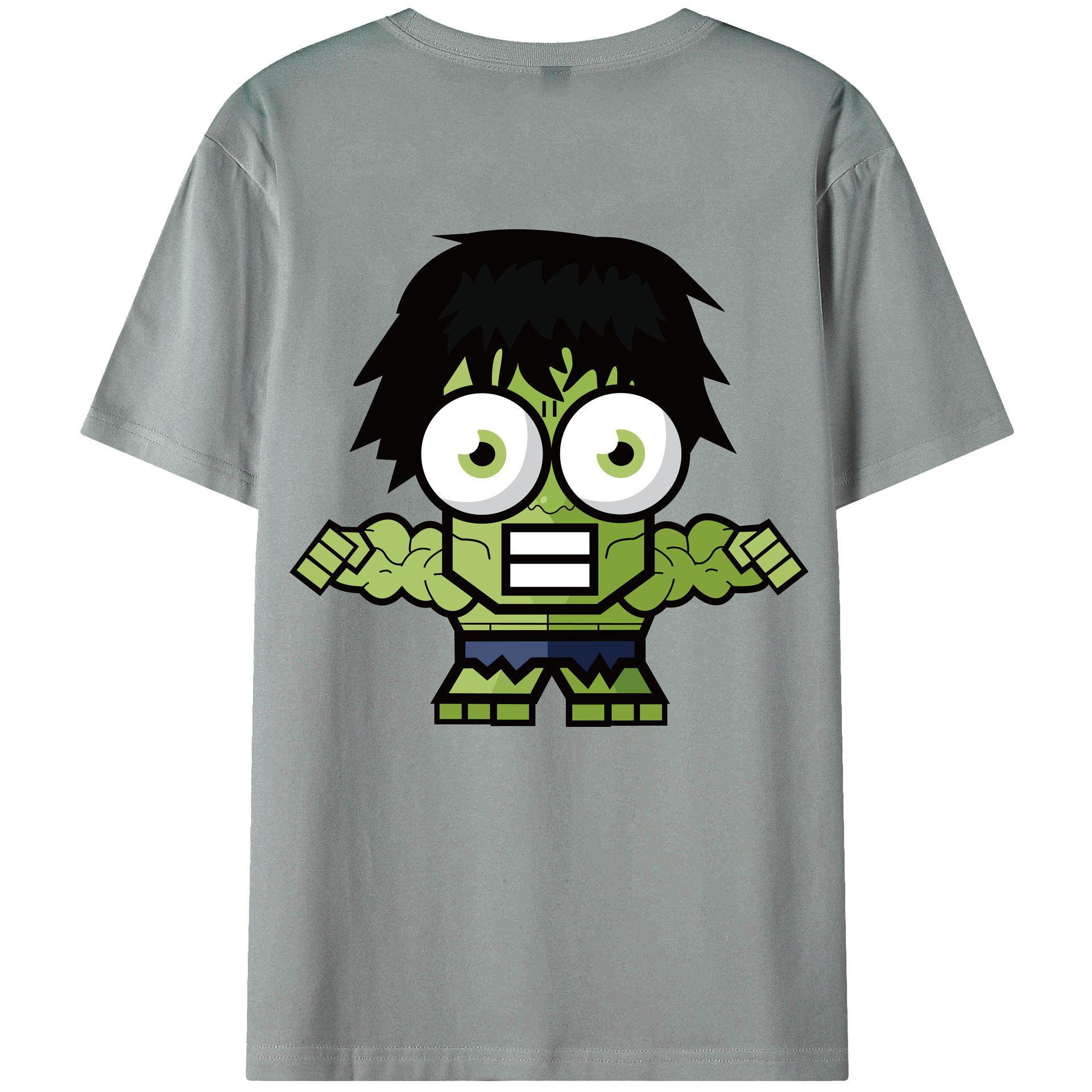 （画像用） アベンジャーズ The Avengers 綿100％ メンズ半袖Tシャツ（バックプリント） 通気性